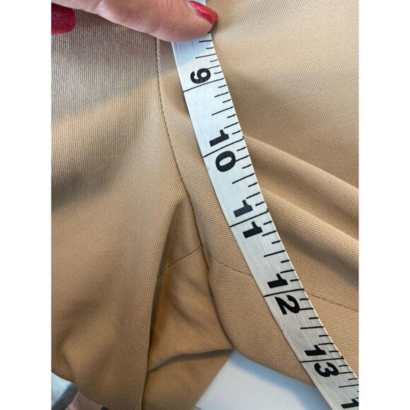 Lauren Ralph Lauren Chino Pants With Side Buckle Women's Size 10 Khaki Beige Tan - Picture 13 of 14